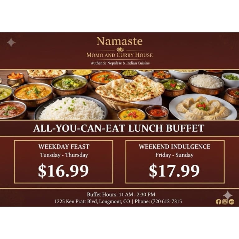 Try Our Lunch Buffet 