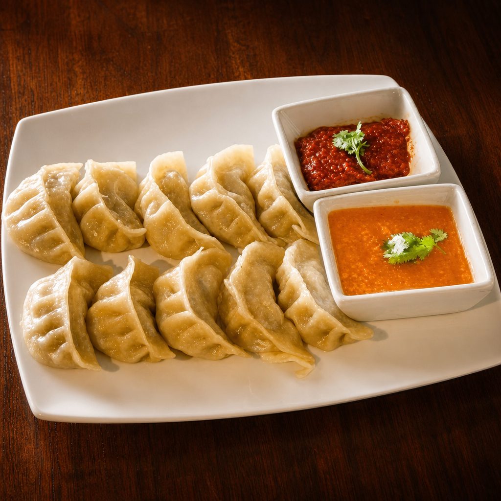 Veg Chilli Momo.