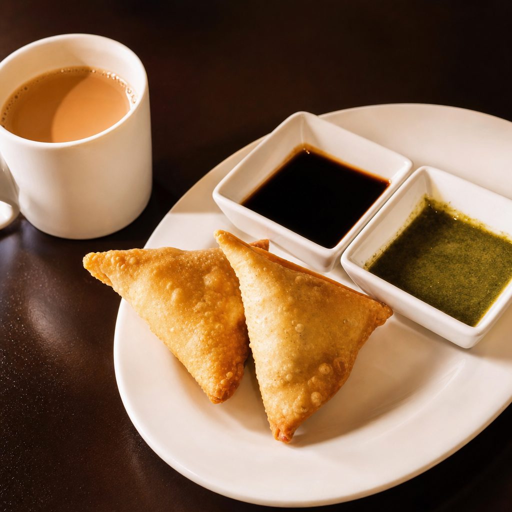 Samosa Chaat.