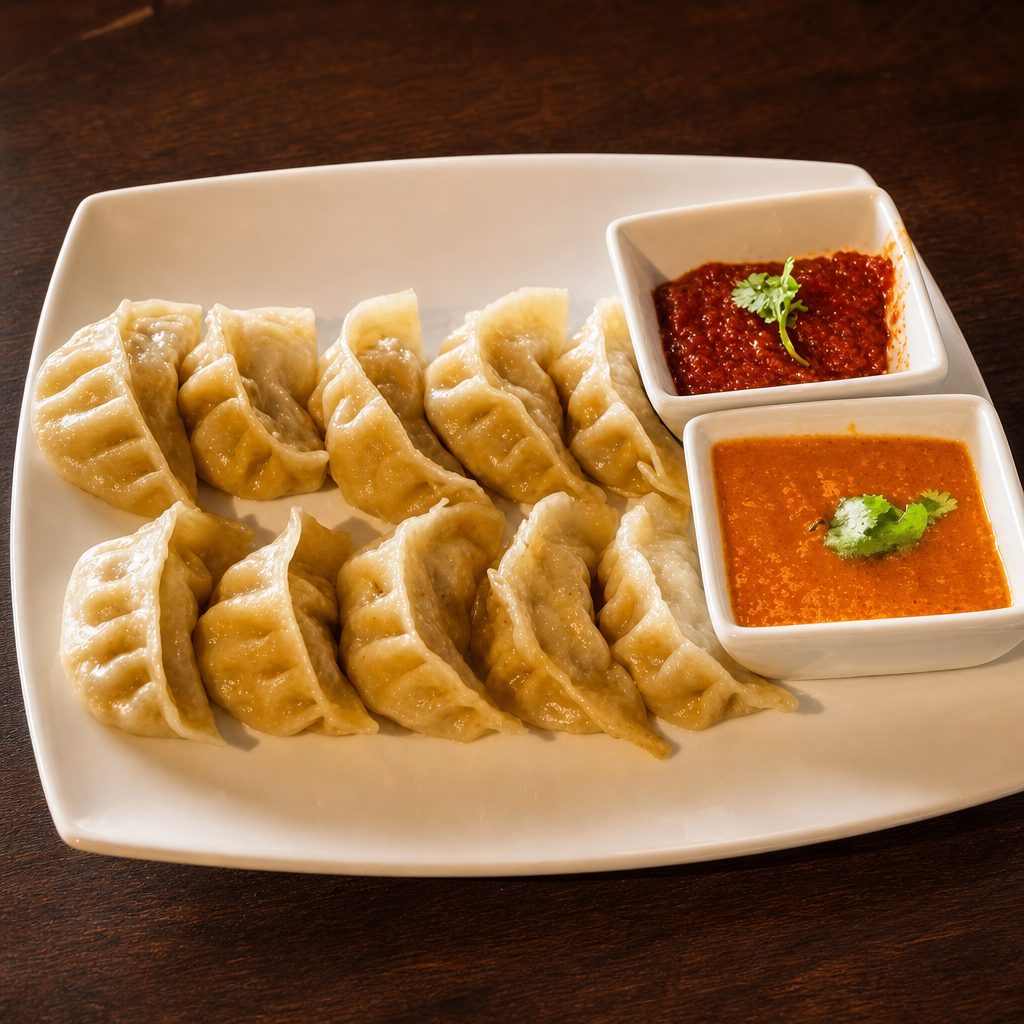 Chicken Chilli Momo.